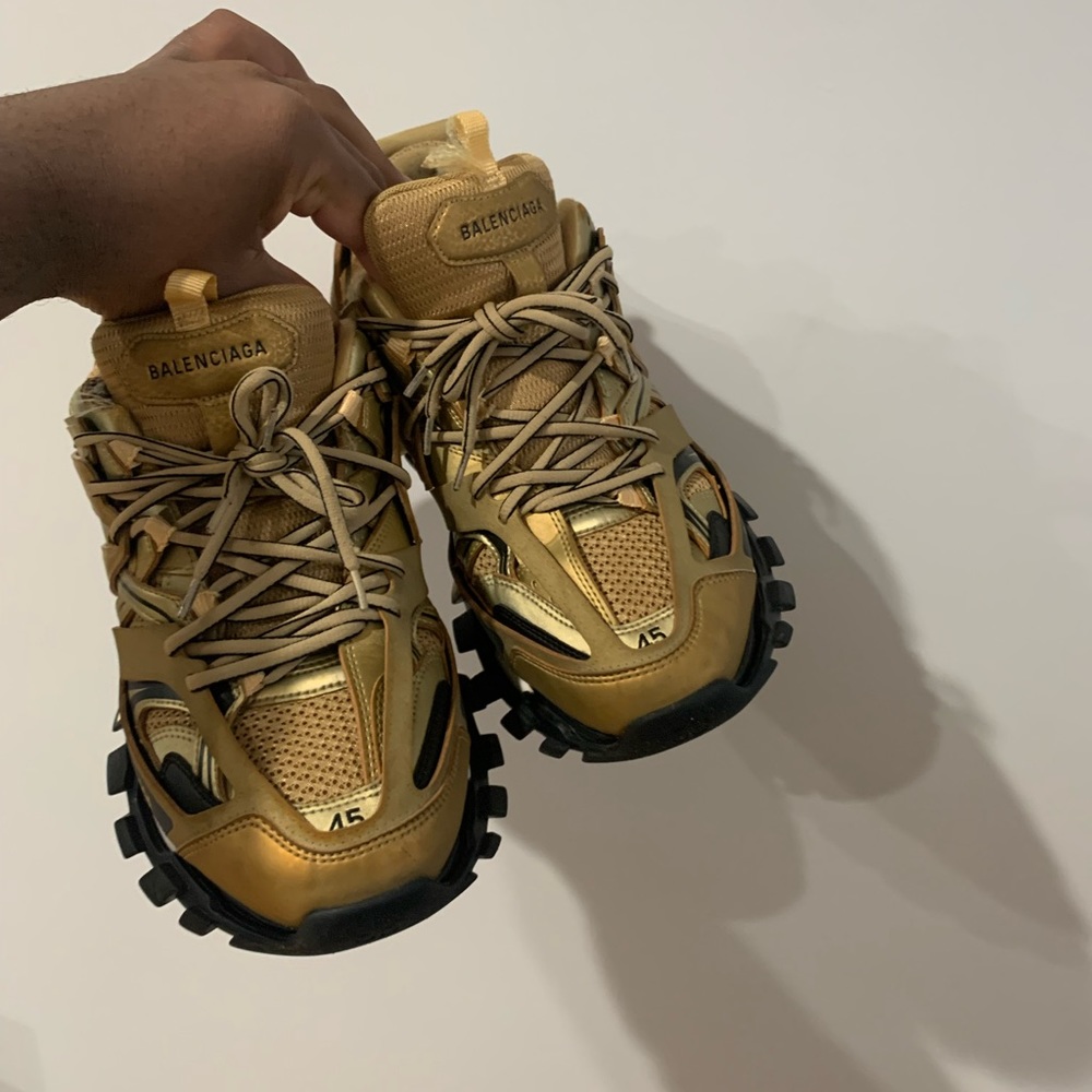 Used Balenciaga track runners Size 45 us 12